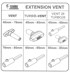 FIAMMA EXTENSION KIT VENT ZESTAW PRZEDŁUŻAJĄCY