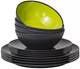 ZESTAW OBIADOWY GIMEX GREY LINE LIME 12 szt.