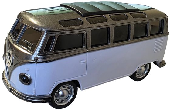 ZABAWKA "AUTO VAN VW ŚWIATŁO DZWIĘK 15cm BIAŁE