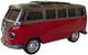 ZABAWKA "AUTO VAN VW ŚWIATŁO DZWIĘK 15cm CZERWONE