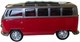 ZABAWKA "AUTO VAN VW ŚWIATŁO DZWIĘK 15cm CZERWONE
