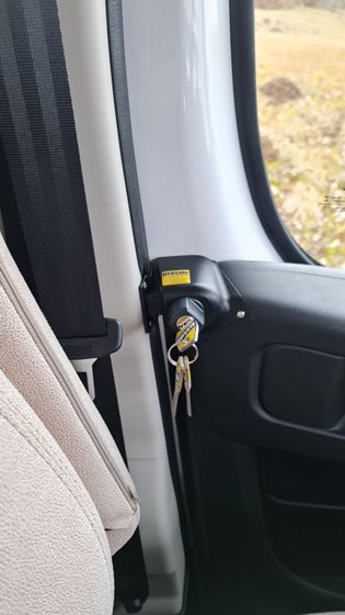 BLOKADA DRZWI ZEWNĘTRZNA HEOSAFE VAN SECURITY PAKET ZESTAW DUCATO OD 09/2021