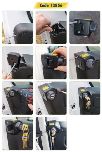 BLOKADA DRZWI ZEWNĘTRZNA HEOSAFE VAN SECURITY PAKET ZESTAW DUCATO OD 09/2021