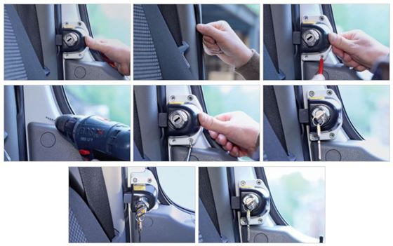 BLOKADA DRZWI WEWNĘTRZNA HEOSAFE SPRINTER 06-18 2 szt.
