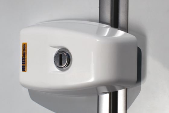 BLOKADA DRZWI ZEWNĘTRZNA HEOSAFE DOOR FRAME LOCK BIAŁA 3 szt.