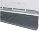 FARTUCH PODŁOGOWY 500cm H50cm HINDERMANN SZARY