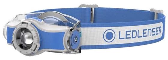LEDLENSER LATARKA CZOŁOWA MH3 NIEBIESKA BOX