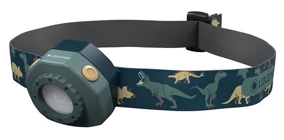 LEDLENSER LATARKA CZOŁOWA KIDLED 4R ZIELONA BOX
