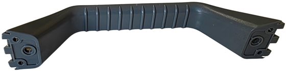 UCHWYT DO PRZYCZEPY 180 mm SZARY 1 szt. DOLNA CZĘŚĆ