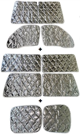 MATA TERMICZNA NA SZYBY 9 szt. VW T5-T6 2003-2022