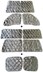 MATA TERMICZNA NA SZYBY 9 szt. VW T5-T6 2003-2022