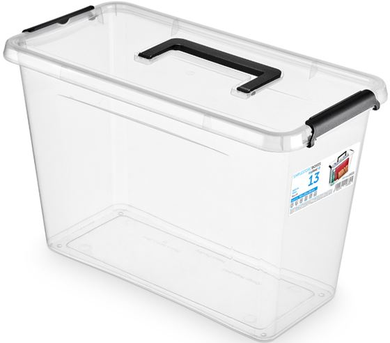 POJEMNIK PLASTIKOWY SIMPLESTORE 13,0l Z RĄCZKĄ