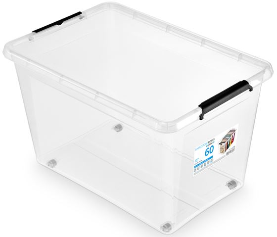 POJEMNIK PLASTIKOWY SIMPLESTORE 60.0l NA KÓŁKACH