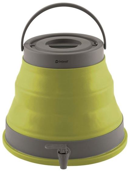 KANISTER 12L OUTWELL COLLAPS LIME GREEN