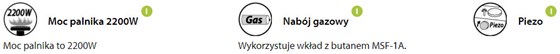 KUCHENKA GAZOWA OUTWELL 2 PALNIKI APPETIZER MAXI