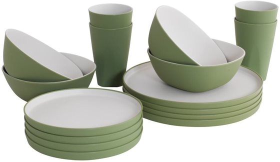 ZESTAW OBIADOWY OUTWELL GALA 4 SHADOW GREEN 16 szt.