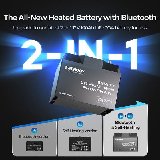 AKUMULATOR 100AH /L+/LIFEPO4 PRO SMART RENOGY