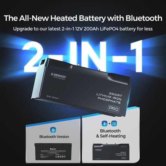 AKUMULATOR 200AH /L+/LIFEPO4 PRO SMART RENOGY