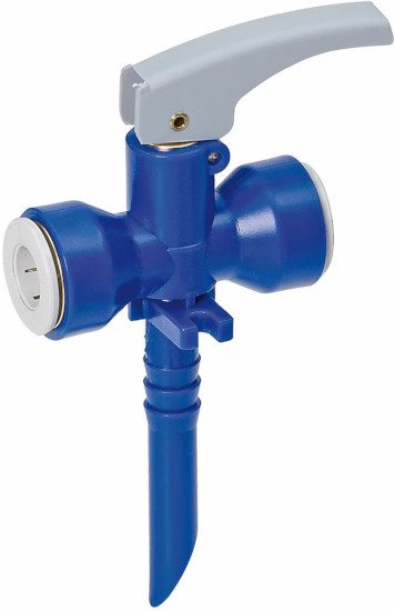 ZAWÓR SPUSTOWY WODY REICH UNIQUICK 6 bar 12 mm 2 WYJŚCIA