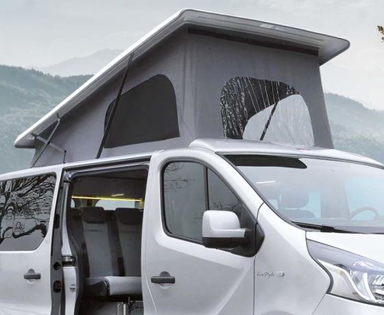 DACH SYPIALNIANY PODNOSZONY POP-UP TRAFIC TALENTO VIVARO B NISSAN NV 300