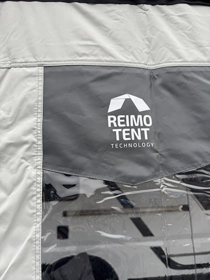 ŚCIANA REIMO TENT PRZÓD 380 cm RAIN BLOCKER GIRONA DRZWI + OKNO