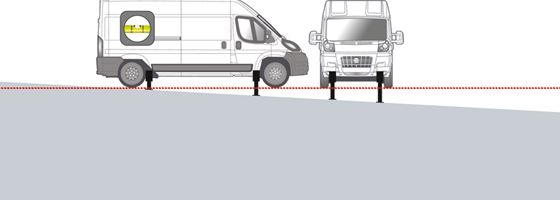 PODPORY STABILIZUJĄCE CARBEST AUTOLIFT 5T 4 szt.