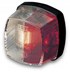 LAMPA OBRYSOWA 12V HELLA 62x62x40 mm CZERWONO-BIAŁA