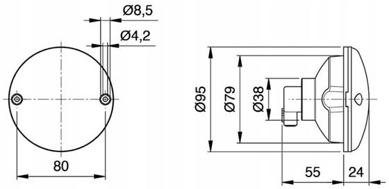 LAMPA TYŁ KAMPER JOKON POZYCYJNA I STOP