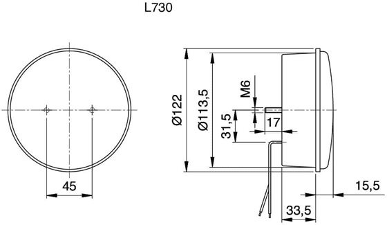 LAMPA TYŁ KAMPER JOKON PRZECIWMGIELNA LED 12V