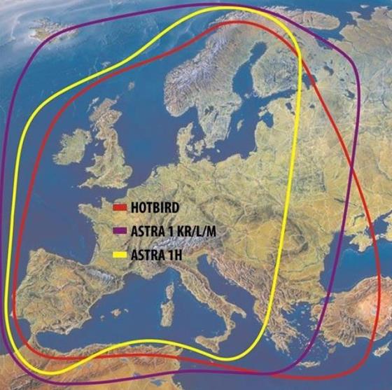 ANTENA SAT.OYSTER 65 VISION SKEW