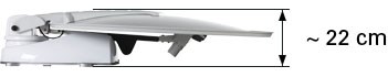 ANTENA SAT.OYSTER 85 VISION TWIN SKEW