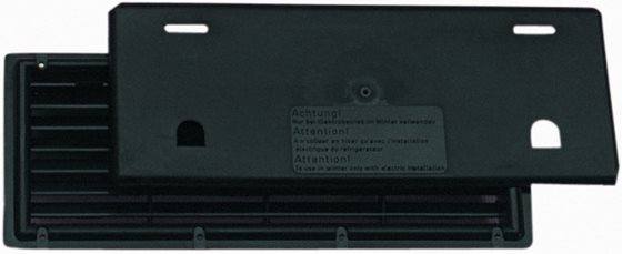 KRATKA WENTYLACYJNA LODÓWKI MPK CZARNA 360x135 mm