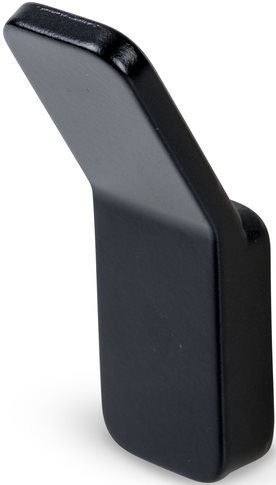WIESZAK UNIWERSALNY NA ŚCIANĘ CZARNY 22x90 mm
