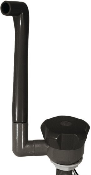 KRAN BATERIA COMET NOVO-SUPER 17 mm SZARA