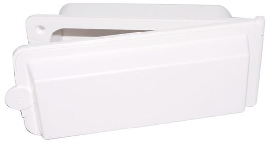 OBUDOWA GNIAZDA WODY GAZU ZEWNĘTRZNA GOK 195x85 mm BIAŁA