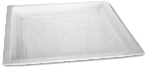 BRODZIK 72,3x68,2x6 cm BIAŁY