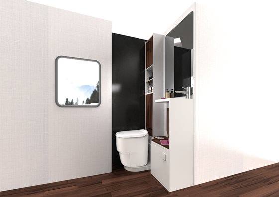 TOALETA CLESANA C1 12V Z ADAPTEREM L