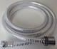WĄŻ PRYSZNICOWY 160 cm 1/2"x 1/2" SREBRNY
