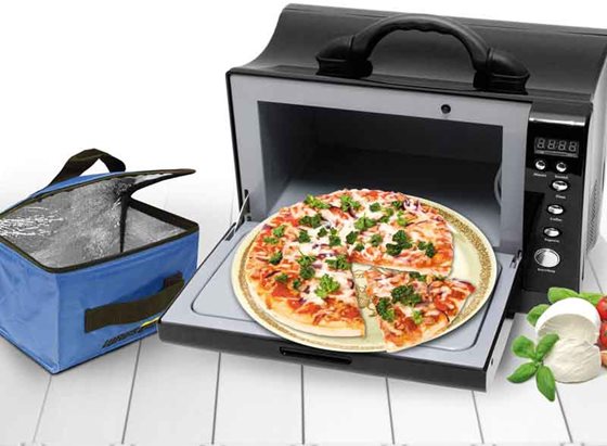 KUCHENKA MIKROFALOWA CAMP4 12/230V CZARNA OUTLET