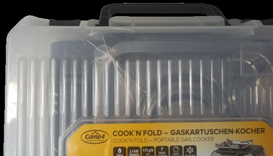 KUCHENKA GAZOWA CAMP4 COOK'NFOLD SKŁADANA W WALIZCE