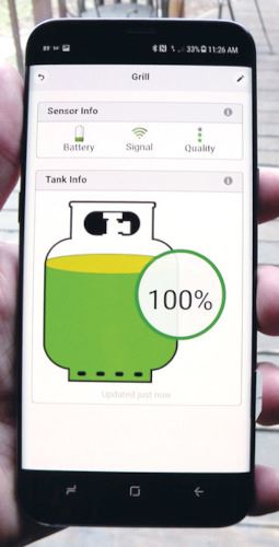 CZUJNIK POZIOMU GAZU W BUTLI 1 CARBEST APP