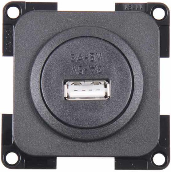 GNIAZDO ELEKT.WEWN. USB 5V/3A PRESTO 10000 SZARE