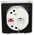 GNIAZDO ELEKTRYCZNE 230V/12V/TV/SAT MAGNETYCZNE BIAŁE ZEWNĘTRZNE