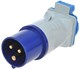 WTYCZKA CEE 230V 16A MĘSKA ADAPTER