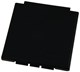 KLAPKA GNIAZDA CEE/WODY 105x105 mm CZARNA