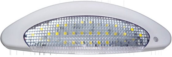LAMPKA 12V LED NAD WEJŚCIE CARBEST SREBRNA 325 mm