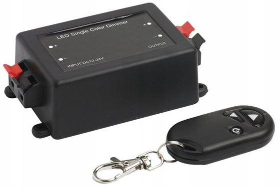 ŚCIEMNIACZ 12V LED Z PILOTEM CARBEST