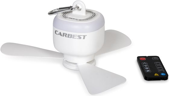 LAMPKA LED CARBEST LENE Z WENTYLATOREM SUFITOWA USB-C