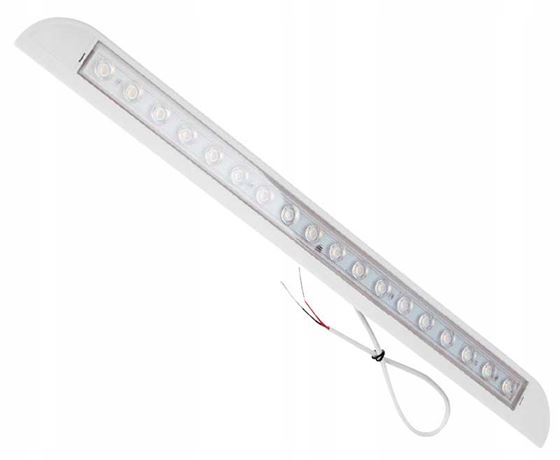 LAMPKA 12V/24V LED NAD WEJŚCIE CARBEST BIAŁA 480 mm