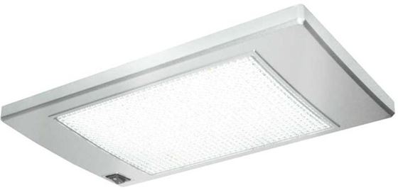 LAMPKA 12V LED WEWNĘTRZNA SUFITOWA SREBRNA CARBEST